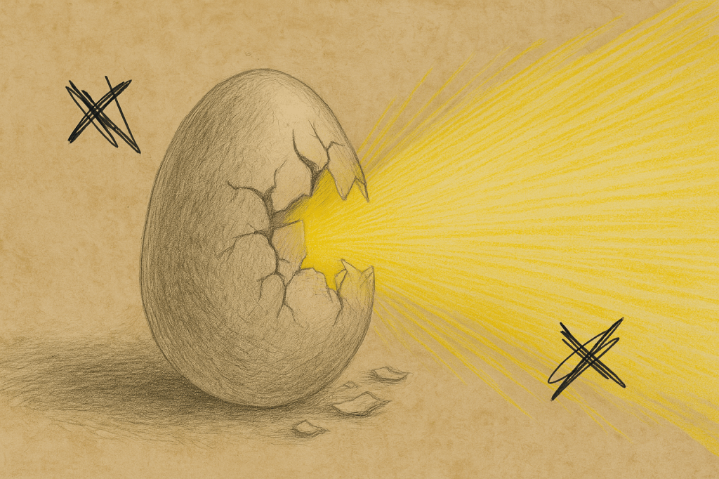 Giuseppe Pontiggia, l'uovo